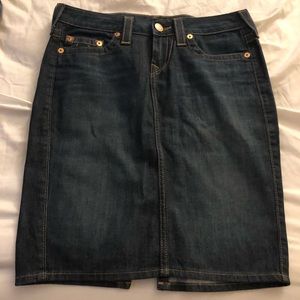 True Religion Jean skirt